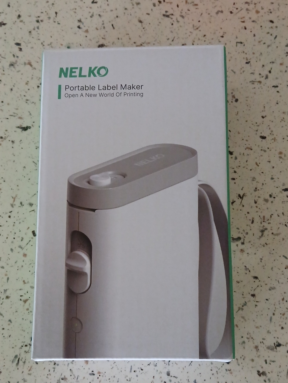 NELKO Portable Label Maker - White and Gray